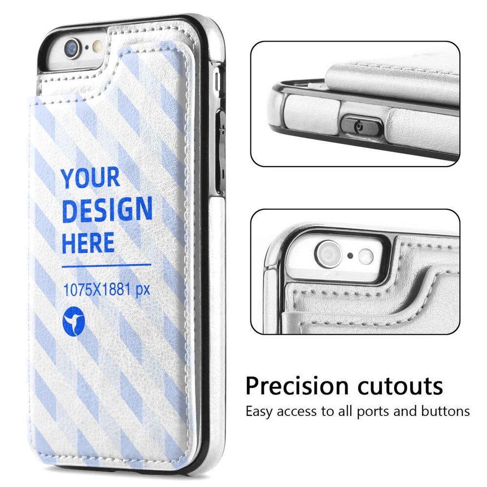 Dual Buckle Card Holder Leather Phone Case Dual Buckle Card Holder Leather Phone Case